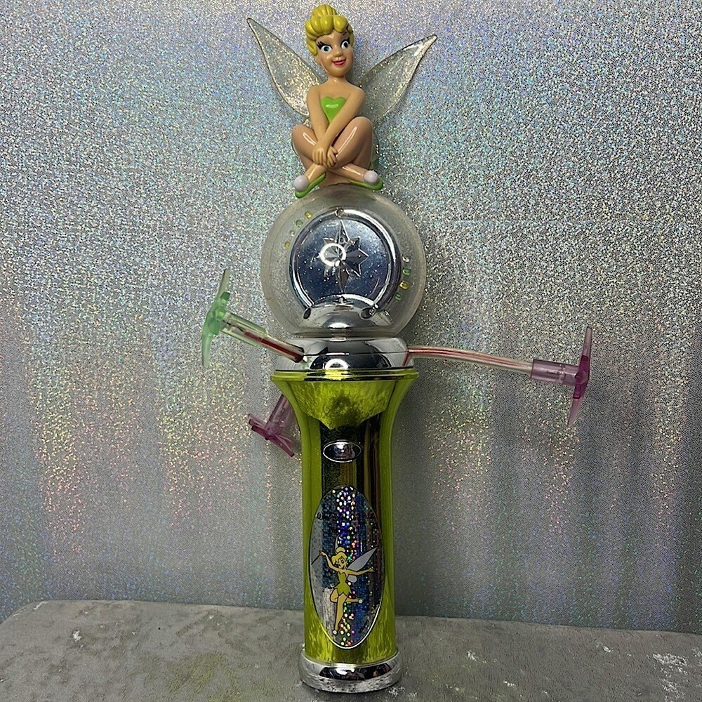 Disneyland Tinkerbell  spinner Disney parks merch 2006 vintage toy light cute